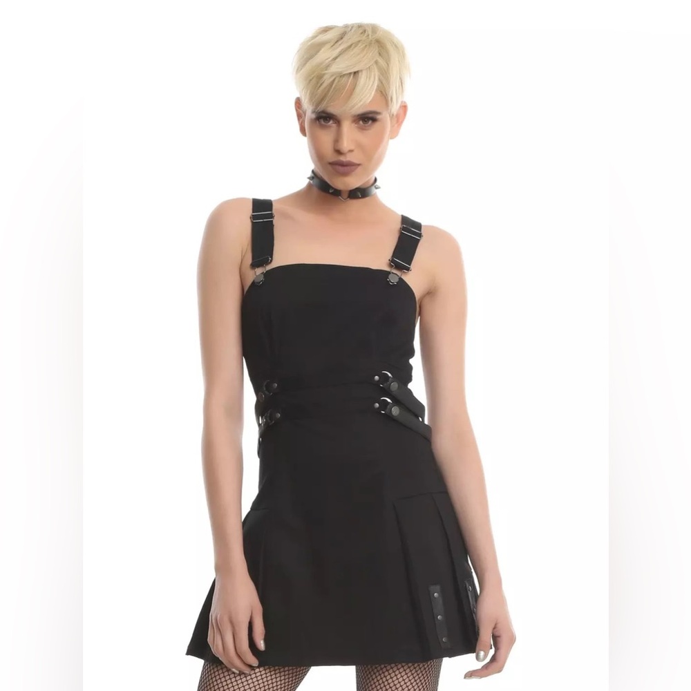 Tripp Black Strap Bondage Dress